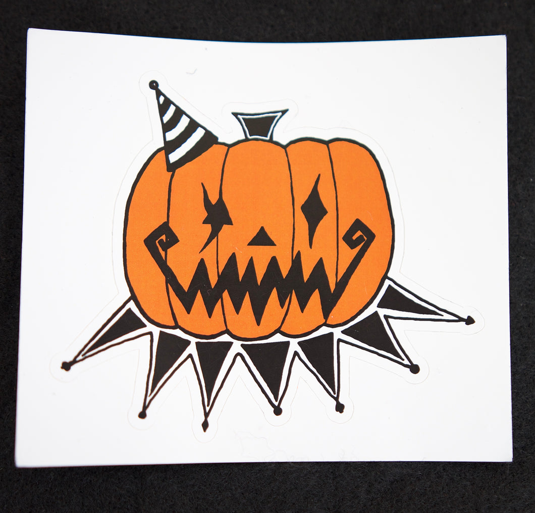 Pumpkin Party Sticker